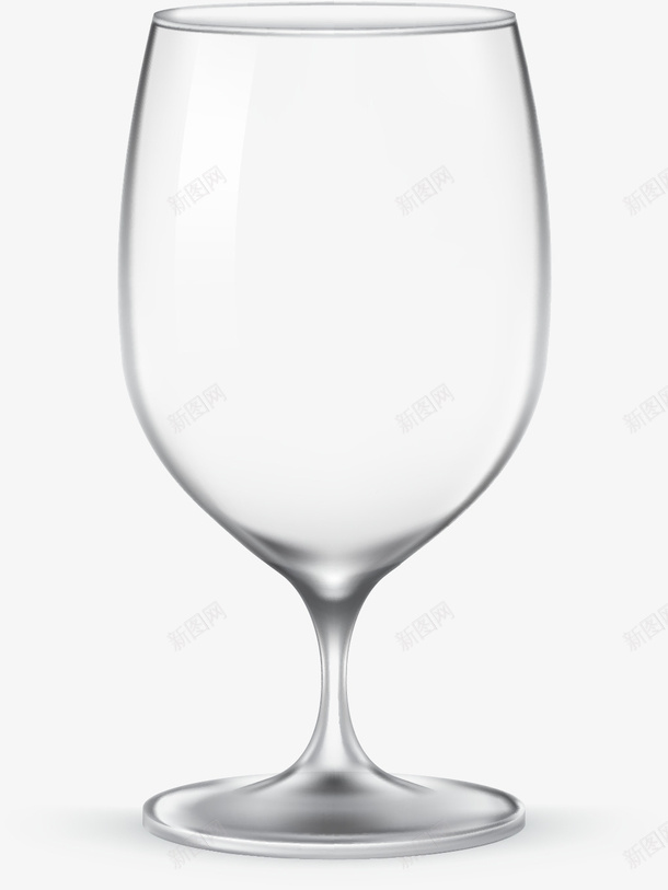 手绘玻璃杯png免抠素材_新图网 https://ixintu.com 写实 玻璃器皿 玻璃杯 矢量手绘 透明 酒杯 高脚杯