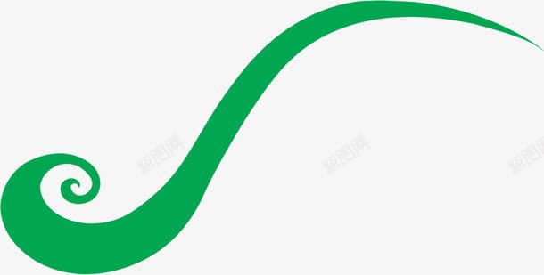 绿色不规则形状流畅线条png免抠素材_新图网 https://ixintu.com 不规则 形状 流畅 线条 绿色