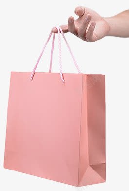 手拎袋png免抠素材_新图网 https://ixintu.com 手提袋 粉色购物袋 购物袋