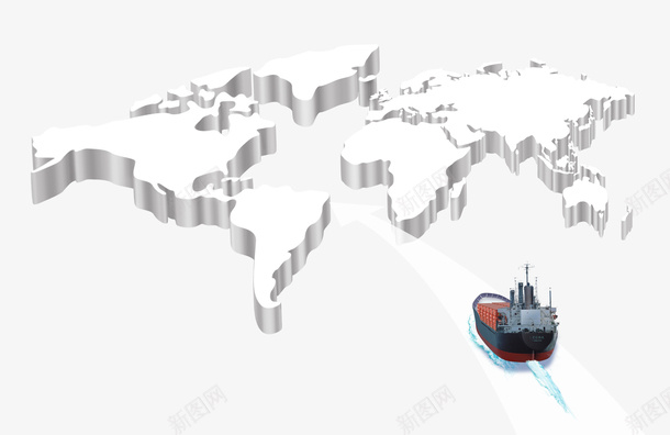 立体地图与货物运输轮船png免抠素材_新图网 https://ixintu.com 交通 创意设计 国际局势 国际贸易 省地图 立体地图 船只 货船 货轮 轮船 集装箱