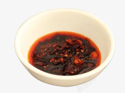 红色小碗油辣椒高清图片