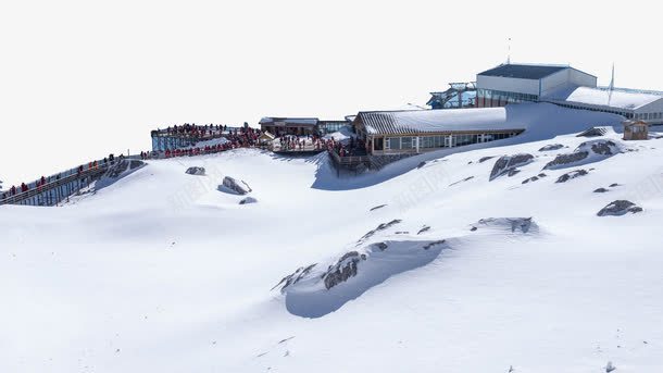 云南玉龙雪山风景psd免抠素材_新图网 https://ixintu.com 名胜古迹 旅游风景 著名建筑