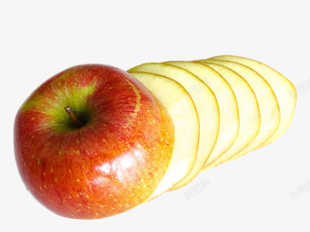 切好的苹果png免抠素材_新图网 https://ixintu.com 切块的苹果 新鲜水果 红苹果 食物