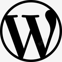 WordPress网站的创建者WordPress的标志图标高清图片