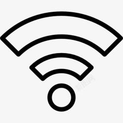 wifi无圈WiFi大纲符号一圈图标高清图片