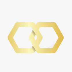 独特图标金色菱形图标高清图片