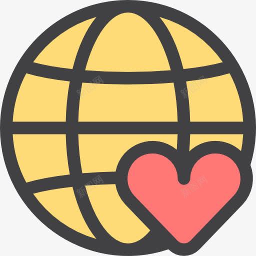 全球图标png_新图网 https://ixintu.com 一条心 互联网 团结 土工格栅 在世界范围内 地图和位置 帮助 心 慈善 捐款