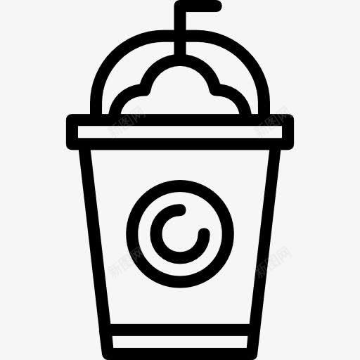 冰沙图标png_新图网 https://ixintu.com 冷 冷饮 咖啡店 玻璃 食品 食品和餐厅