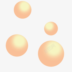 黄球圆球高清图片