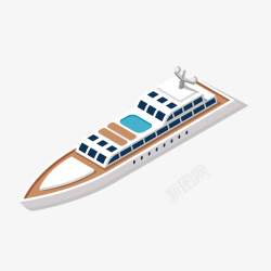 船只模型高级游艇船舶模型高清图片