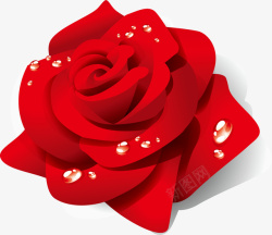 娇艳欲滴的玫瑰玫瑰矢量图高清图片