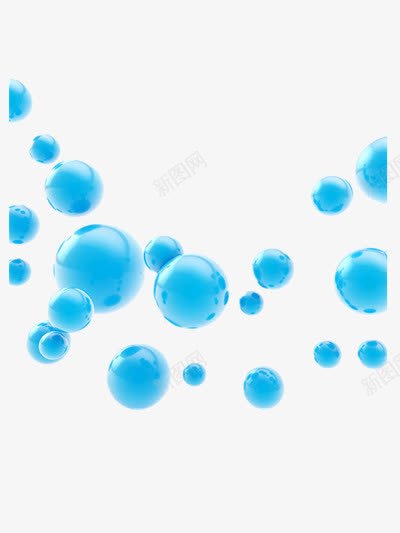 球png免抠素材_新图网 https://ixintu.com 悬浮飞舞科技背景 球 简洁的3D蓝色圆球图片 精美数码科技背景图片 蓝色球立体球