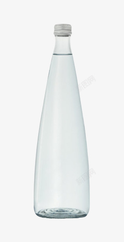 加高透明解渴窄口加高的一瓶饮料实物高清图片