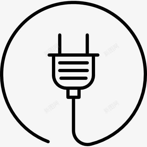 电插头图标png_新图网 https://ixintu.com 技术 插件 电力 电气 电线 电缆