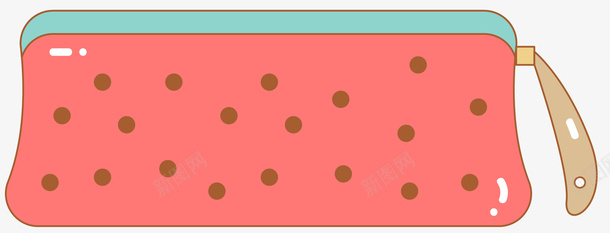 西瓜红反光铅笔盒png免抠素材_新图网 https://ixintu.com 卡通笔袋 卡通铅笔盒 文具盒笔袋 矢量铅笔盒 笔袋 西瓜红 铅笔盒 铅笔盒笔袋
