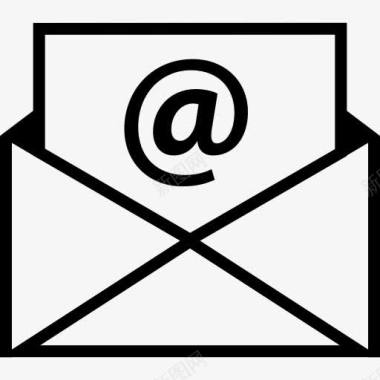 在电子邮件邮件在线发送标志随机图标图标