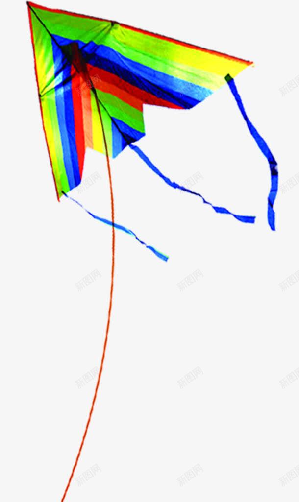 彩虹三角风筝png免抠素材_新图网 https://ixintu.com 三角 彩虹 风筝