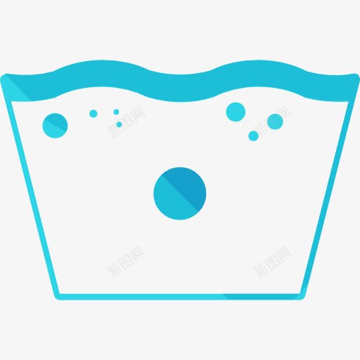 冷水图标png_新图网 https://ixintu.com 冷水 形状和符号 标志 洗 洗涤 洗衣 清洁