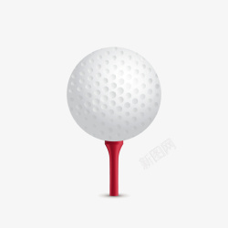 3D高尔夫球矢量图素材