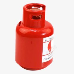 红色石油液化气罐子素材