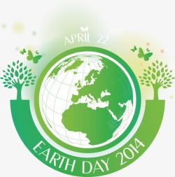 国际植树节手绘绿色环保图标高清图片