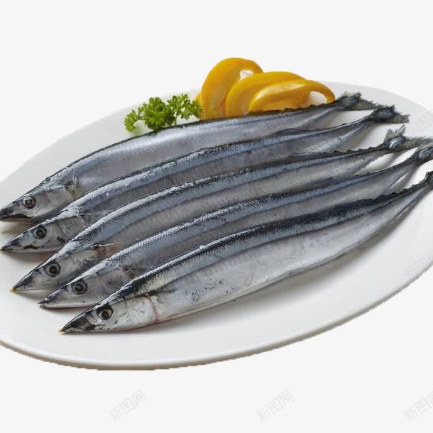 日本秋刀鱼png免抠素材_新图网 https://ixintu.com 新鲜冷冻 海鲜水产 生鲜 食品