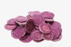 好吃的紫薯饼素材