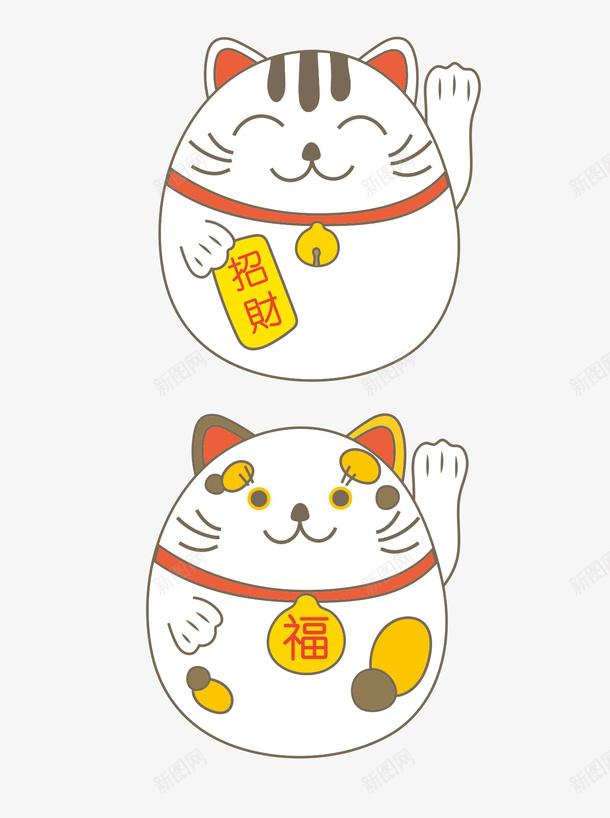 卡通手绘可爱的招财猫png免抠素材_新图网 https://ixintu.com 创意 动漫动画 卡通手绘 可爱的 招财猫 猫中国风 猫咪