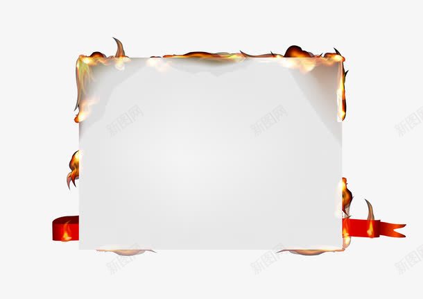燃烧的纸png免抠素材_新图网 https://ixintu.com ui设计 平面设计 招贴海报 炫酷壁纸 烧毁的纸 烧痕 烧纸