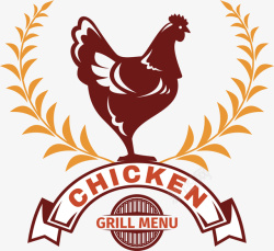 鸡肉菜单标签海报