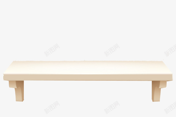 白色展台png免抠素材_新图网 https://ixintu.com 展台 展示 形象 明快 木质 材质 白色 白色展台 简洁 设计 隔板