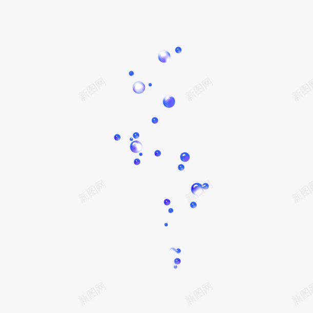 蓝色气泡海底泡泡效果元素png免抠素材_新图网 https://ixintu.com 效果元素 气泡 水泡 海底泡泡 蓝色