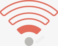 一格信号01一格wifi信号标识图标高清图片