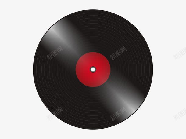 黑胶唱片png免抠素材_新图网 https://ixintu.com 唱片 怀旧 旧式光碟 黑胶