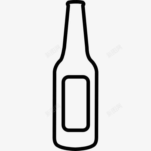 空的啤酒瓶图标png_新图网 https://ixintu.com 啤酒 玻璃 瓶 酒精 食品