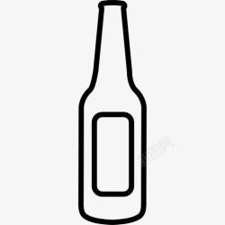 酒精瓶空的啤酒瓶图标高清图片