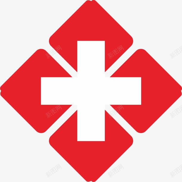 红十字图标png_新图网 https://ixintu.com 医学标志 图形 图标 红十字标志 红色 组合
