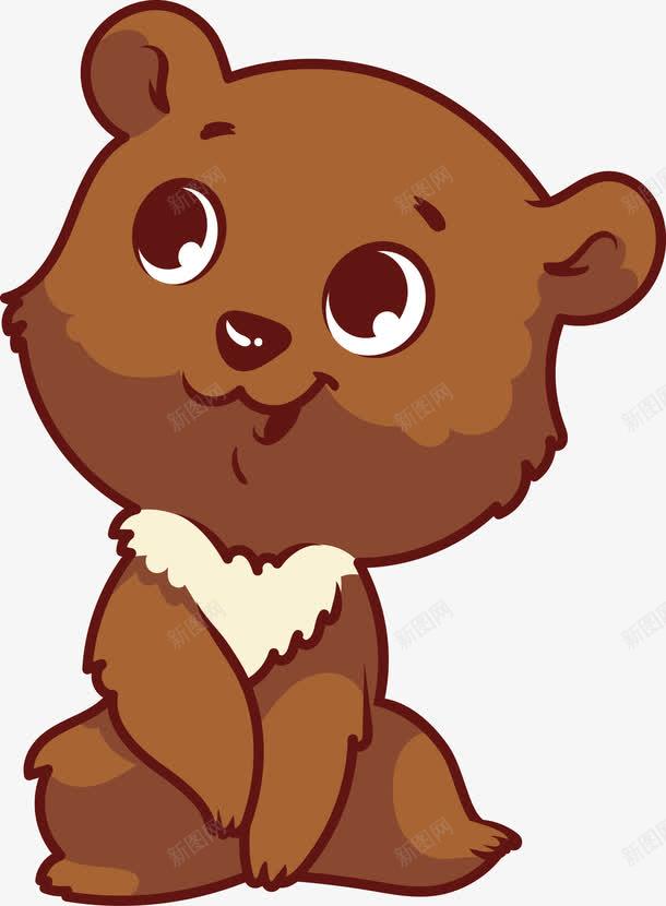 卡通小熊png免抠素材_新图网 https://ixintu.com 动物 可爱 棕色 熊娃娃