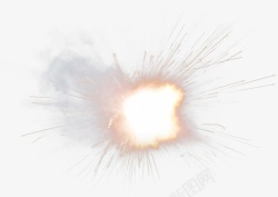 爆炸瞬间爆炸粒子高清图片