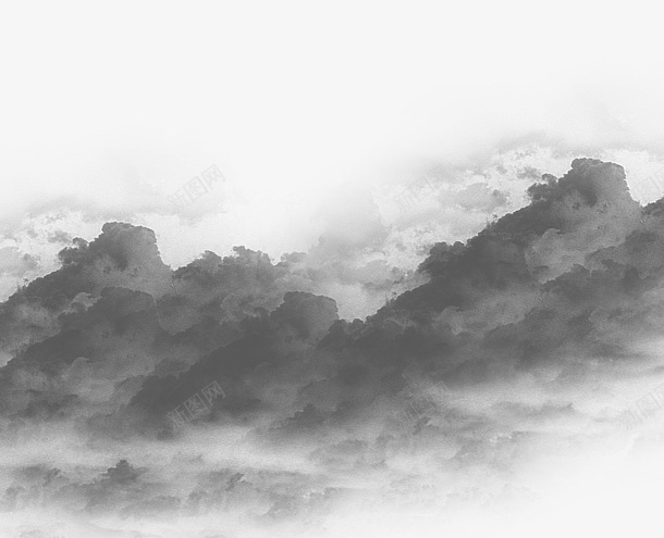 灰色的云层阴天png免抠素材_新图网 https://ixintu.com 云朵 天空 层云 白云 阴天 阴天雨天