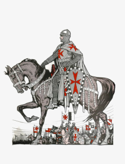 十字军东征十字军出征场面高清图片
