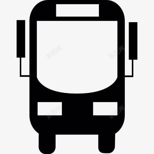 正面的大客车图标png_新图网 https://ixintu.com 公共交通 客运班车 车辆 运输 运输车辆
