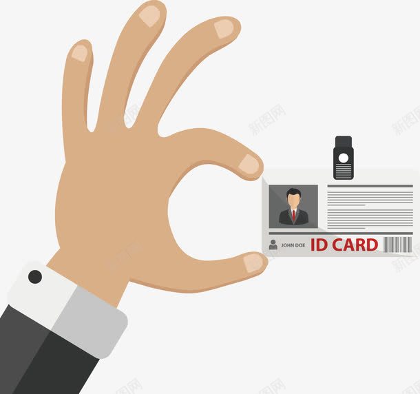 个人身份证明png免抠素材_新图网 https://ixintu.com 个人证件 手拿证件 矢量png 身份 身份证 身份证明