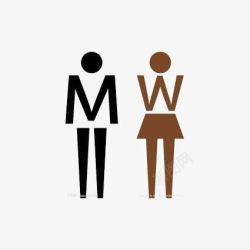 WOMEN洗手间标志图标高清图片