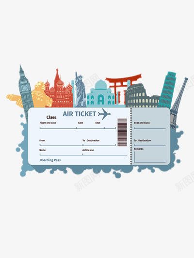 旅行png免抠素材_新图网 https://ixintu.com 世界旅游日 旅游宣传图 旅行 游玩 飞机票