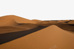 沙漠地貌黄色沙丘高清图片