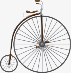 创意车轮创意大小车轮自行车高清图片