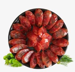 红色腊肠南方特产腊肉高清图片