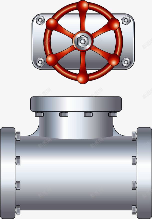 阀门元素png免抠素材_新图网 https://ixintu.com png 元素 卡通 地下管道 水管 阀门