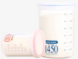 俩罐奶粉日本婴儿牛奶奶粉防潮密封罐子高清图片